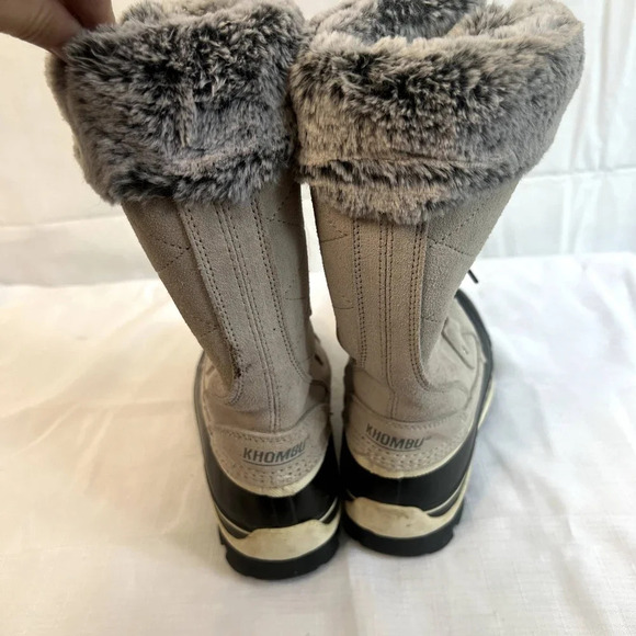 Khombu Emily Suede Faux Fur‎ Leather Winter Boots Women's Size 9 - Picture 10 of 14